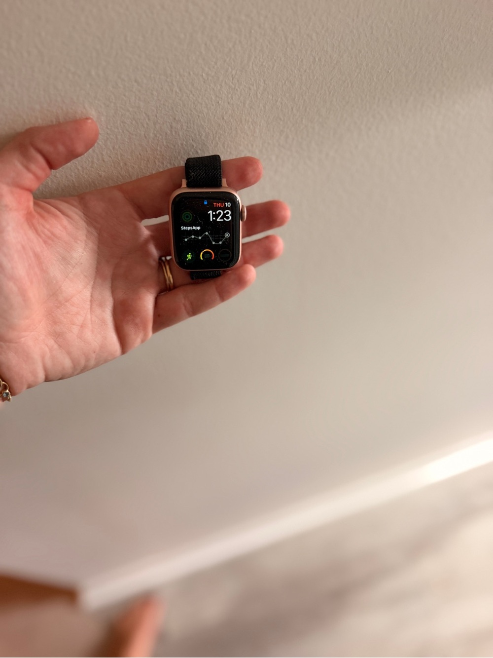 Apple Smartwatch with Black Band - Series 5